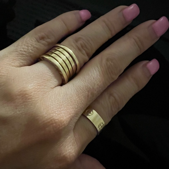 SOLD. Bvlgari Bzero 5Band 18k yellow Gold - Picture 9 of 9